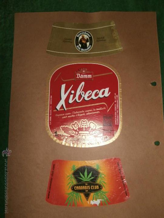 Etiquetas antiguas: 29 etiquetas de cerveza judas cruzcampo xibeca cannabis club moritz quilmes... ver fotos