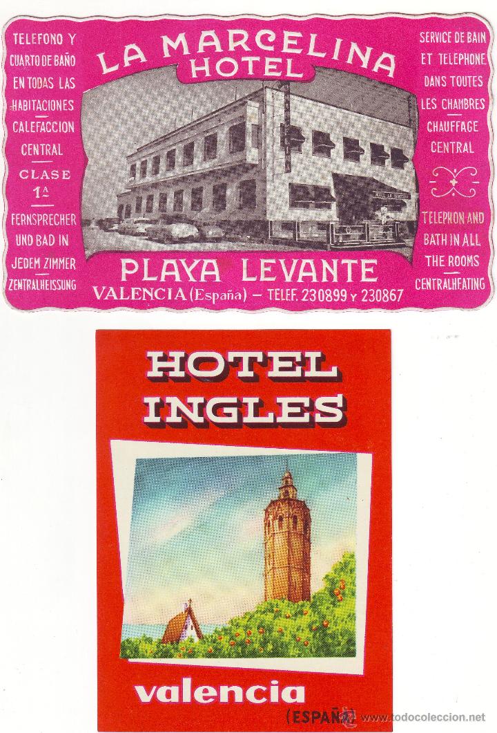 Etiquetas antiguas: N&ordm; 1 ETIQUETAS HOTELES ESPA&Ntilde;A