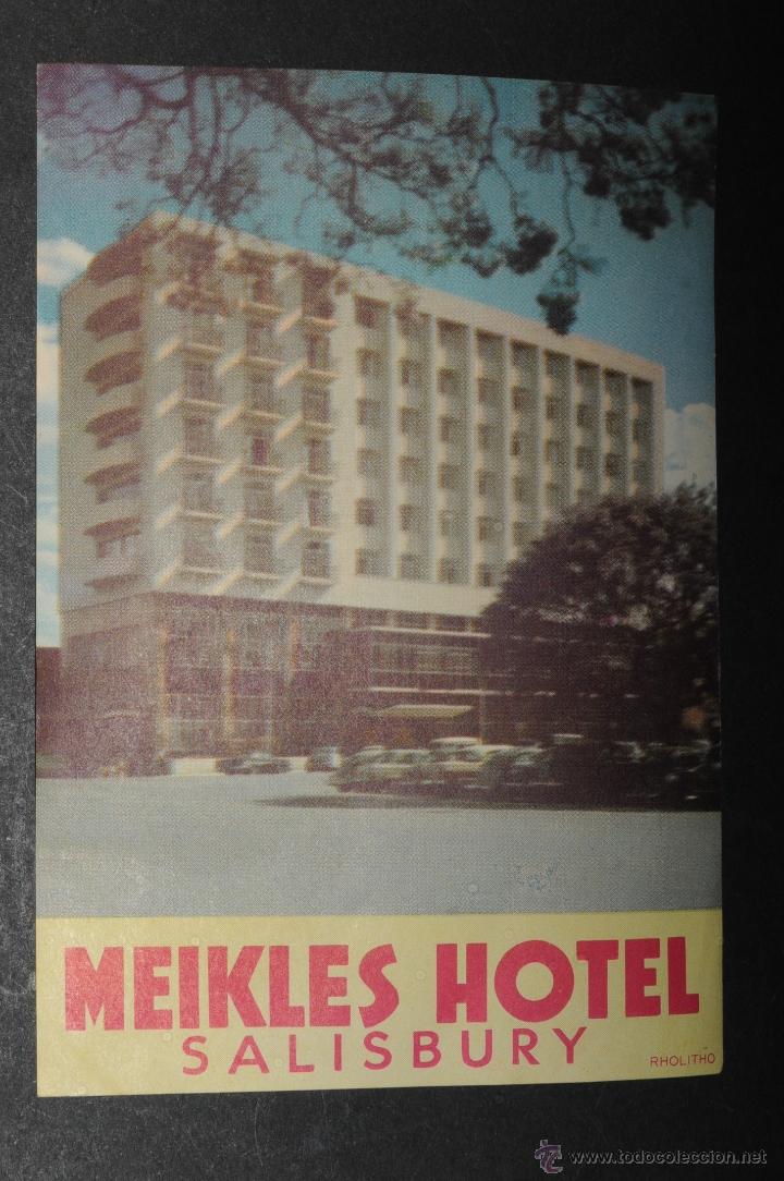 Etiquetas antiguas: ETIQUETA HOTEL MEIKLES