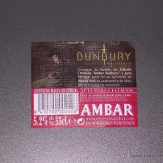 Etiquetas antiguas: BUNBURY - ETIQUETA AMBAR PALOSANTO 2014 -. Lote 218239906