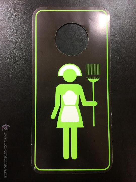 Etiquetas antiguas: ETIQUETA CARTEL HOTEL - NO MOLESTEN, DO NOT DISTURB SIGN.
