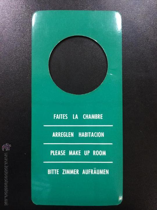 Etiquetas antiguas: ETIQUETA CARTEL HOTEL- NO MOLESTAR, DO NOT DISTURB SIGN.