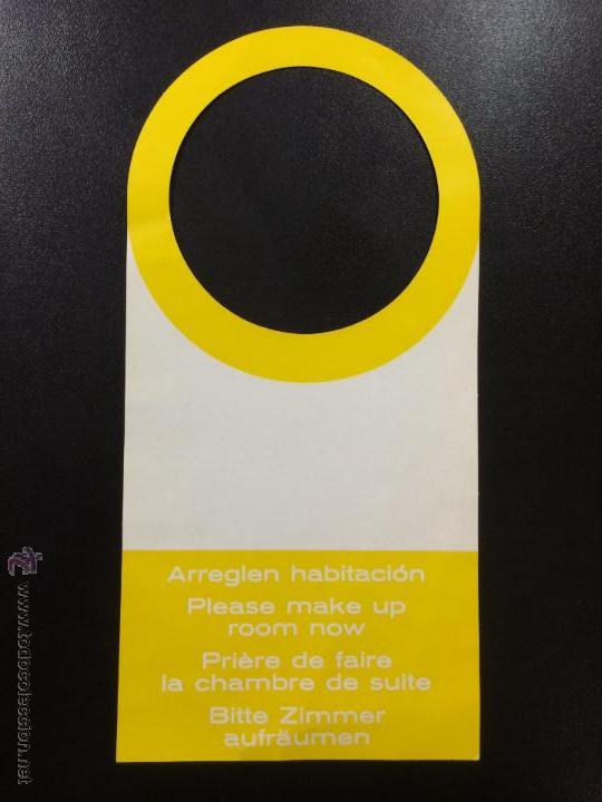Etiquetas antiguas: ETIQUETA CARTEL HOTEL - NO MOLESTAR, DO NOT DISTURB SIGN.