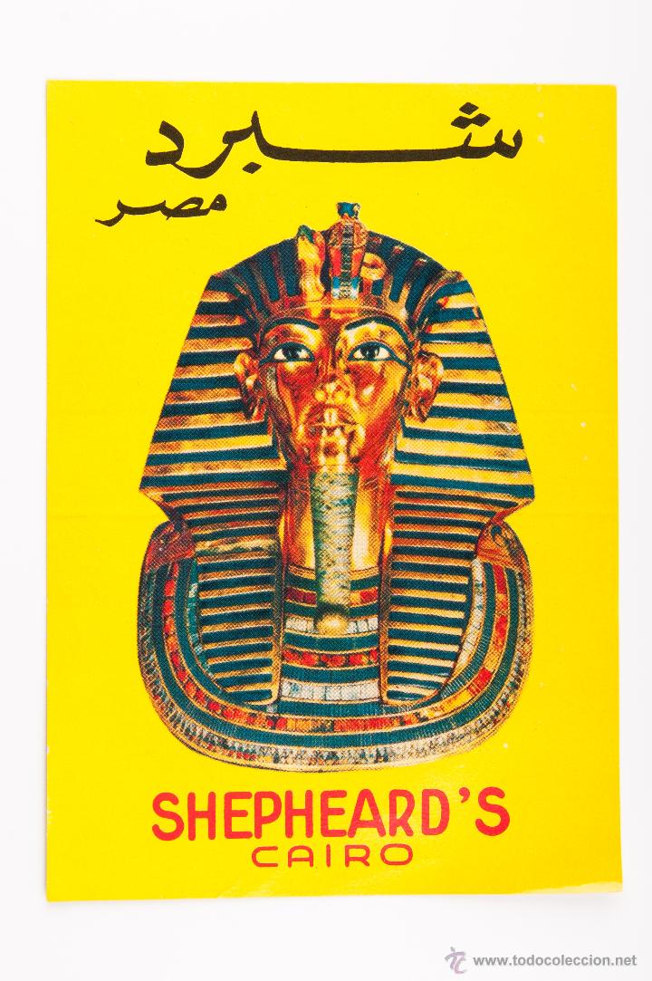Etiquetas antiguas: ETIQUETA DEL HOTEL SHEPHEARD'S DEL CAIRO