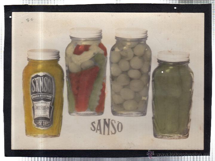 Etiquetas antiguas: FOTOGRAFIA DE MUESTRARIO DE SANSO. - Foto 1