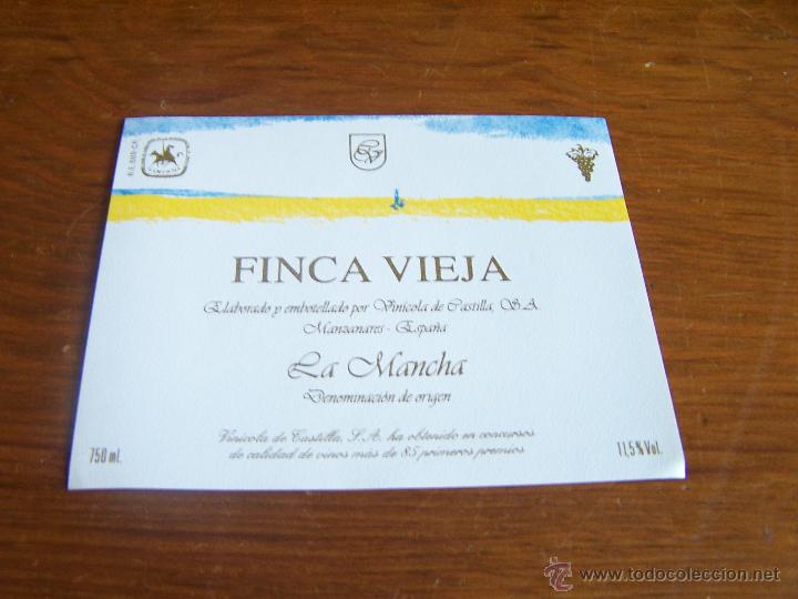 Old Labels: FINCA VIEJA VINICOLA DE CASTILLA Manzanares (Ciudad Real) PERFECTA