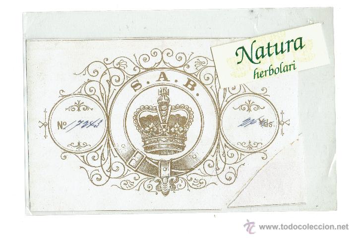 Old Labels: Etiqueta S.A.B.