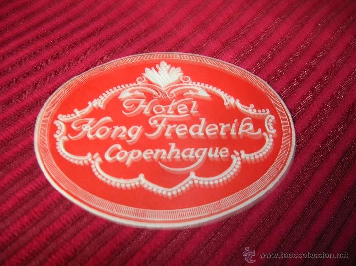 Etiquetas antiguas: Etiqueta Hotel Kong Frederik Copenhague