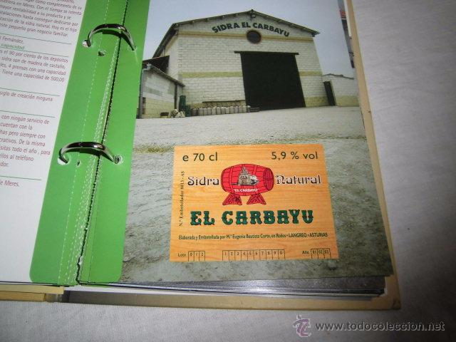 Etiquetas antigas: ETIQUETA SIDRA NATURAL SIDRA EL CARBAYU  LA COLECCION LLAGARES DE SIDRA NATURAL EN EL PRINCIPADO