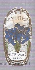 Old Labels: ETIQUETA DE PERFUME. AZUREA.