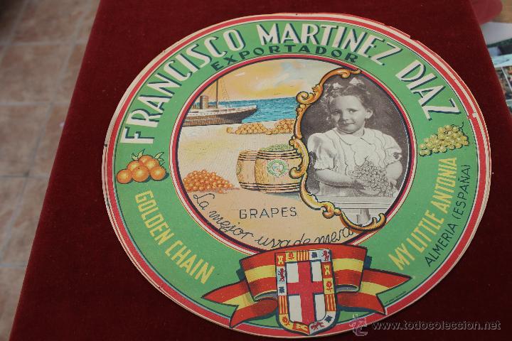 Old Labels: ANTIGUA LITOGRAFIA UVA Y NARANJA, MY LITTLE ANTONIA ALMERIA