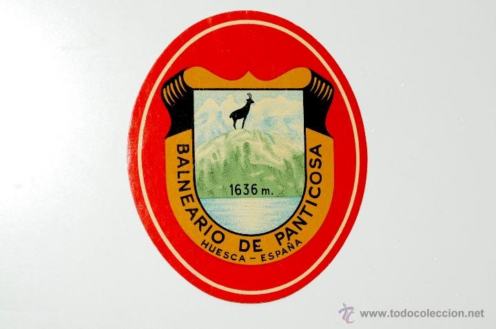 Etiquetas antiguas: ETIQUETA HOTEL BALNEARIO DE PANTICOSA HUESCA
