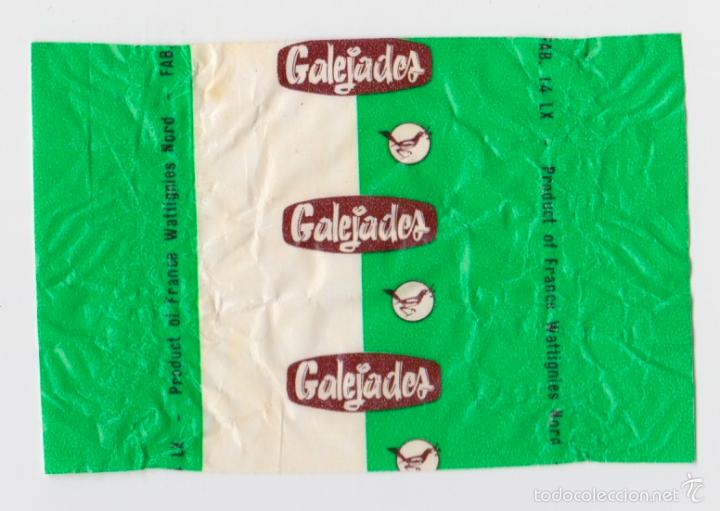Etiquetas antiguas: LOTE DE 8 ENVOLTORIOS DE CARAMELO. GALEJADES. DISTINTOS COLORES. FRANCIA