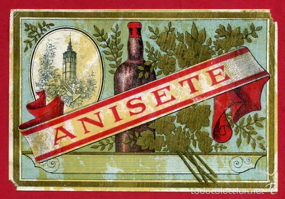 Etiquetas antiguas: ETIQUETA ANTIGUA , ANIS ANISETE , VALENCIA , ORIGINAL , ER960