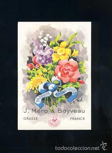 Etiquetas antigas: Tarjeta de perfume: MERO & BOYVEAU