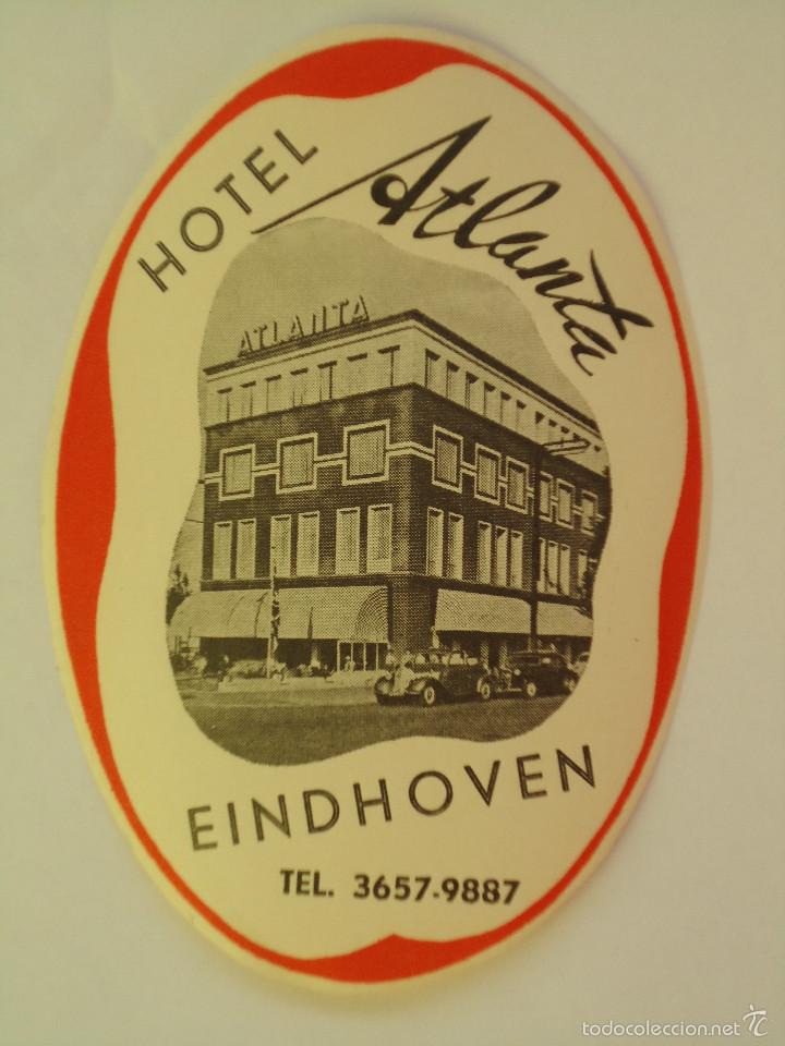 Etiquetas antiguas: ETIQUETA DE HOTEL ATLANTA DE EINDHOVEN