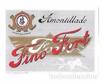 Old Labels: ETIQUETA DE VINO FINO FORT. AMONTILLADO.