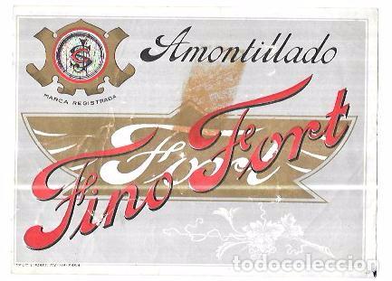 Old Labels: ETIQUETA DE VINO FINO FORT. AMONTILLADO.