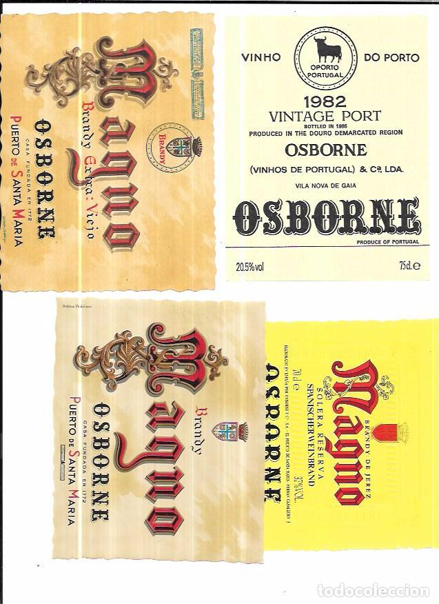 Etiquetas antiguas: LOTE DE 20 ETIQUETAS DE OSBORNE VARIADAS. - Foto 5