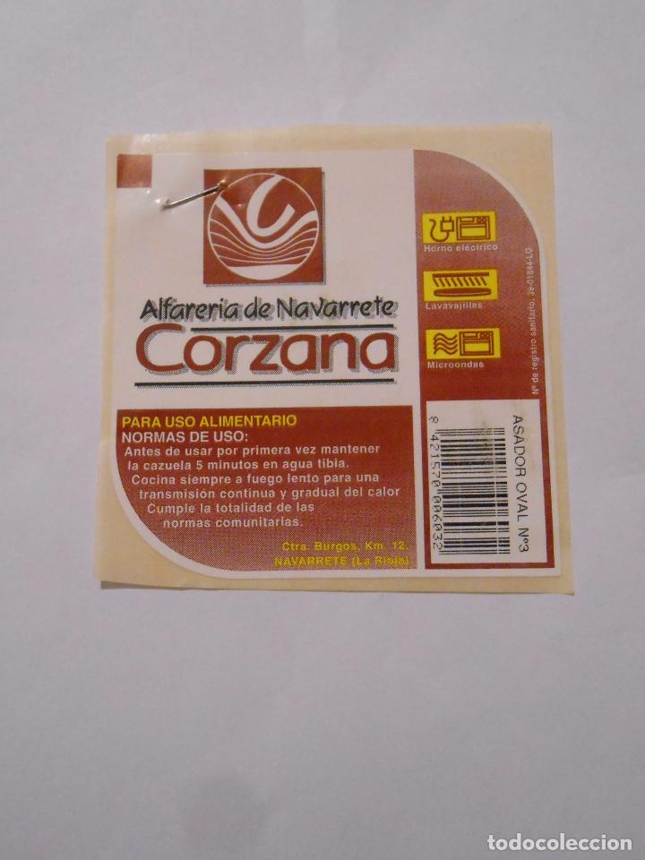 Etiquetas antiguas: ETIQUETA ALFARERIA DE NAVARRETE CORZANA. LA RIOJA. TDKP8