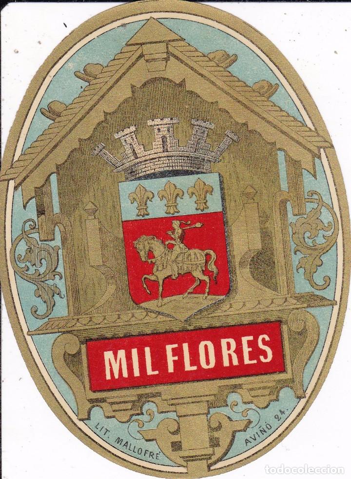 Etiquetas antiguas: Milfores lit. Mallafr&eacute; finales siglo XIX - Foto 1