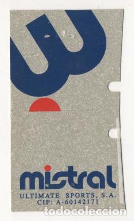 antigua etiqueta de ropa mistral - Comprar Etiquetas antiguas en  todocoleccion - 70188685