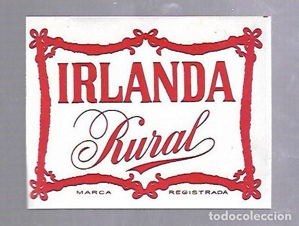 Alte Etiketten: ETIQUETA DE VINO. IRLANDA RURAL. 8 X 12CM