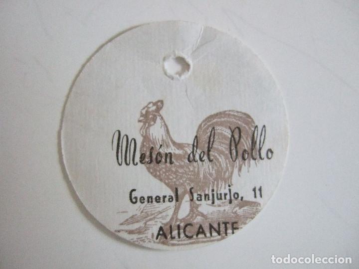 Etiquetas antiguas: ETIQUETA MESON DEL POLLO - ALICANTE - A&Ntilde;OS 70 -