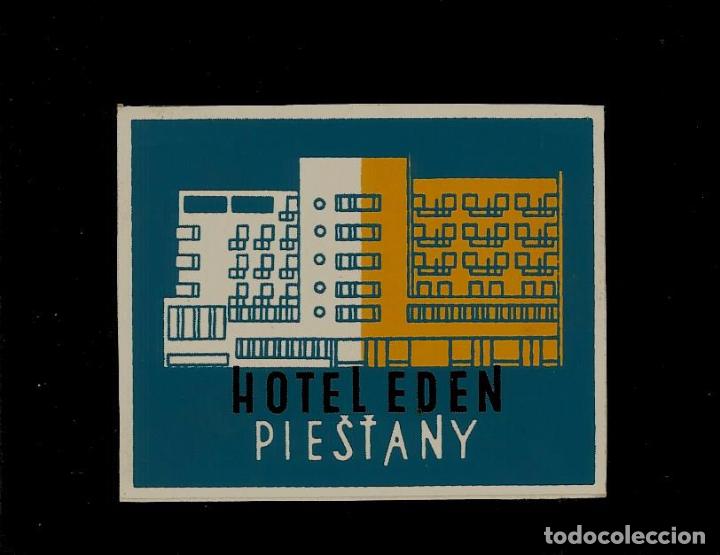 Etiquetas antiguas: ETIQUETA HOTEL - HOTEL EDEN - PIESTANY - CHECOSLOVAQUIA