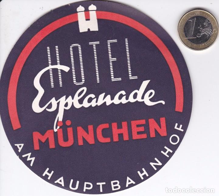 Etiquetas antiguas: ETIQUETA DEL HOTEL ESPLANADE DE MUNCHEN DE ALEMANIA