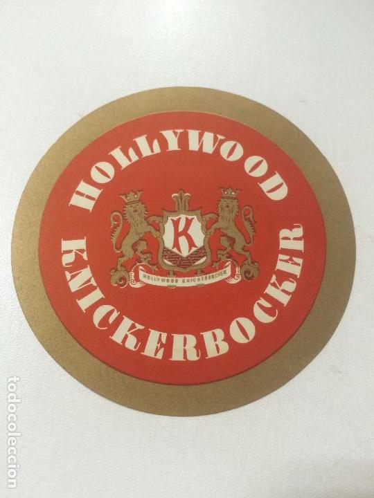Etiquetas antiguas: ETIQUETA HOTEL HOLLYWOOD KNICKERBOCKER, LOS &Aacute;NGELES ESTADOS UNIDOS, LUGGAGE LABEL.