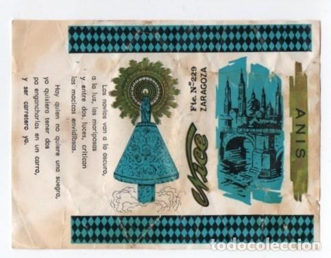 Etiquetas antigas: ENVOLTORIO DE ADOQUIN CARAMELO TIPICO ARAGONES NICE SABOR ANIS