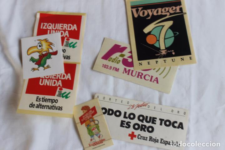 Old Labels: LOTE ANTIGUAS PEGATINAS VARIADAS MURCIA, A&Ntilde;OS 90