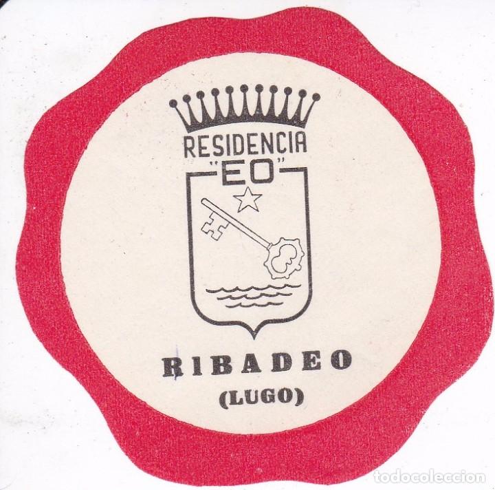 Etiquetas antiguas: ANTIGUA ETIQUETA DEL HOTEL RIBADEO DE LUGO