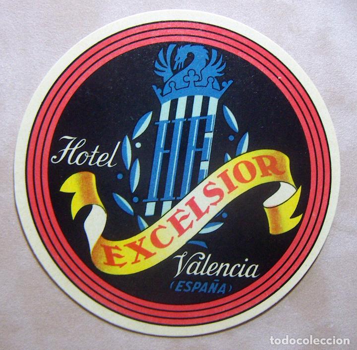 Etiquetas antiguas: ETIQUETA HOTEL EXCELSIOR VALENCIA