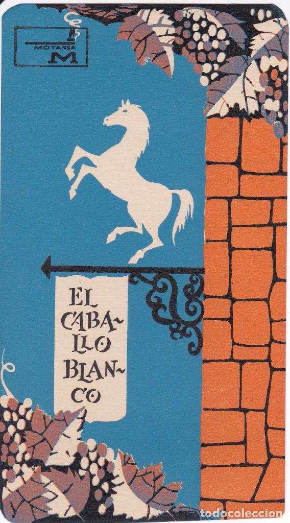 Etiquetas antiguas: ANTIGUA ETIQUETA DEL HOTEL EL CABALLO BLANCO (HORSE)