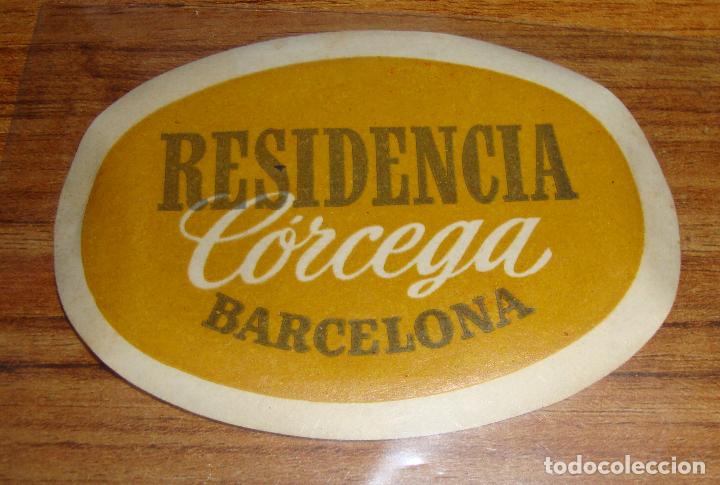 Alte Etiketten: ETIQUETA RESIDENCIA CORCEGA BARCELONA