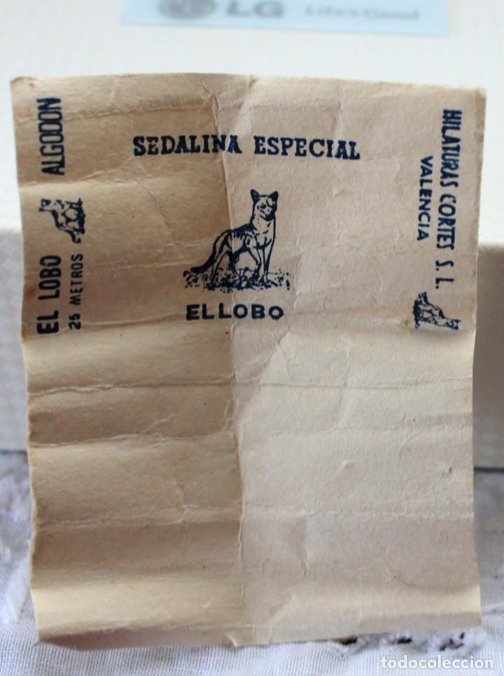 Etiquetas antiguas: ETIQUETA SEDALINA ESPECIAL EL LOBO-A&Ntilde;OS 50