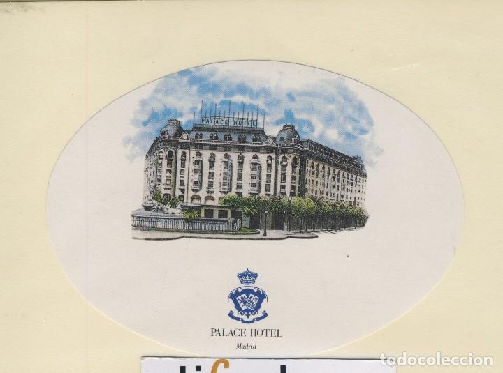Etiquetas antiguas: ETIQUETA HOTEL MADRID ESPA&Ntilde;A OVAL 130 X 90 mm -EH418- 6LA ULTIMA ETIQUETA RARA