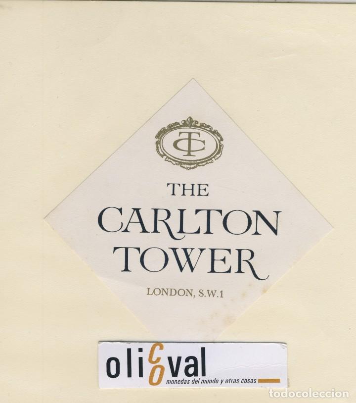 Etiquetas antiguas: ETIQUETA HOTEL LONDRES REINO UNIDO HOTEL 87X 90 mm -EH418-71
