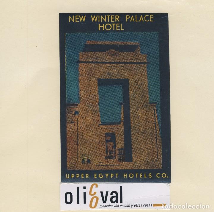 Etiquetas antiguas: ETIQUETA HOTEL UPPER EGYPT  HOTEL HEW WINTER PALACE  80 X 122 - mm EH418-123