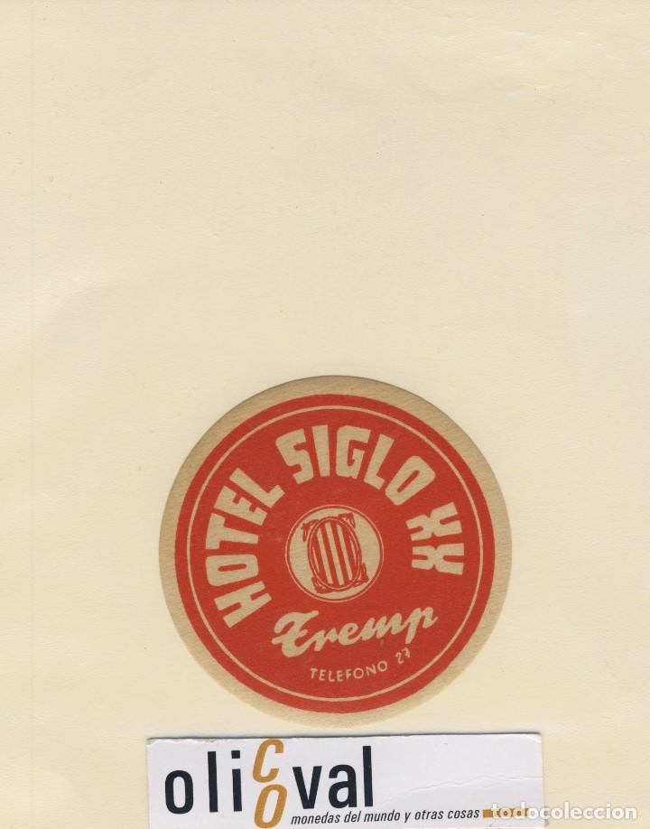Etiquetas antiguas: ETIQUETA HOTEL CANFRANC HUESCA ESPA&Ntilde; HOTEL TOBAZO TROQUEL 90 X 48 mm
