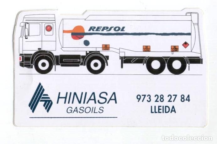 Etichette antiche: PEGATINA / ADHESIVO: REPSOL HINIASA GASOILS (A&Ntilde;OS 90)