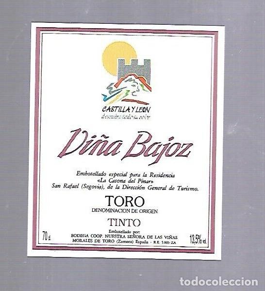 Etichette antiche: ETIQUETA DE VINO. LA CASONA DEL PINAR. SAN RAFAEL, SEGOVIA