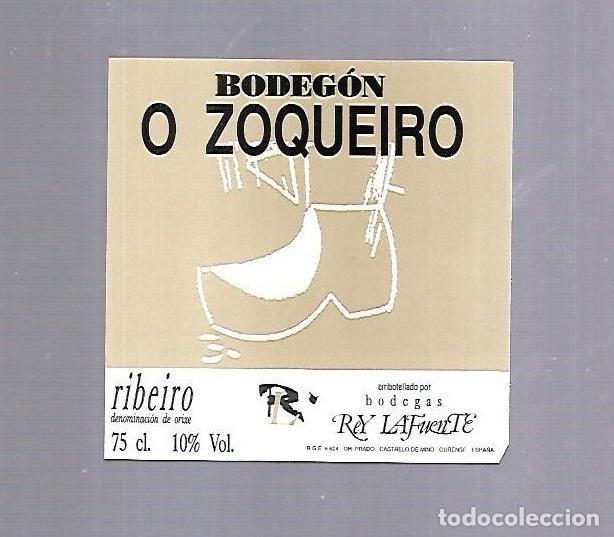 Etichette antiche: ETIQUETA DE VINO. BODEGON O ZOQUEIRO