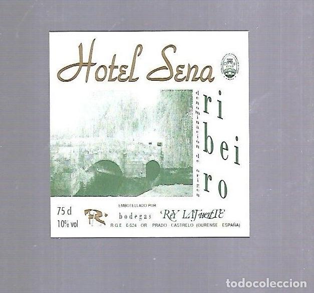 Etiquetas antiguas: ETIQUETA DE VINO. HOTEL SENA.
