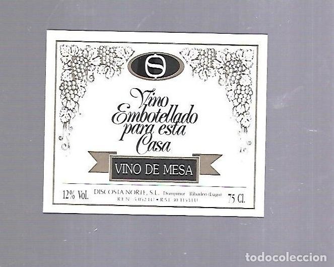 Etichette antiche: ETIQUETA DE VINO.