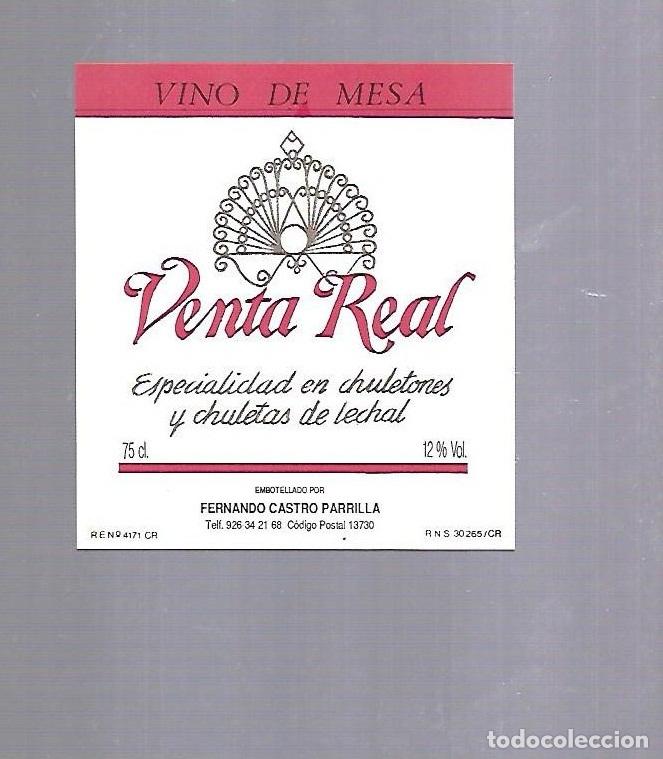 Etichette antiche: ETIQUETA DE VINO. VENTA REAL.