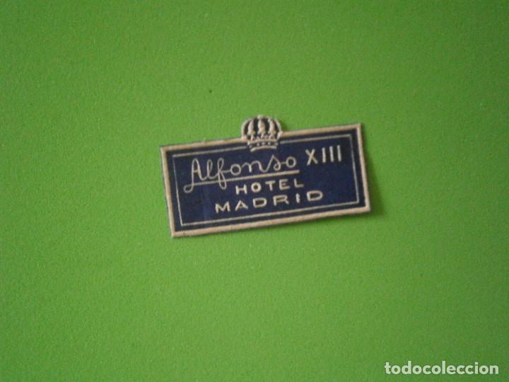 Etiquetas antiguas: &iexcl;&iexcl;PRECIOSA ETIQUETA..A&Ntilde;OS 30-40..DE MADRID&iexcl;&iexcl;-HOTEL MADRID