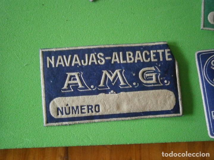 Alte Etiketten: &iexcl;&iexcl;PRECIOSA ETIQUETA DE ..ALBACETE. A&Ntilde;OS 30 40 &iexcl;&iexcl;-NABAJAS